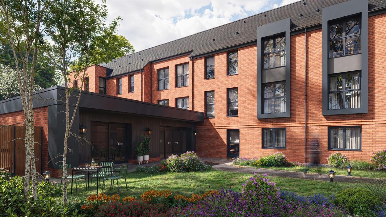 Rutland Street – exterior garden and seating area