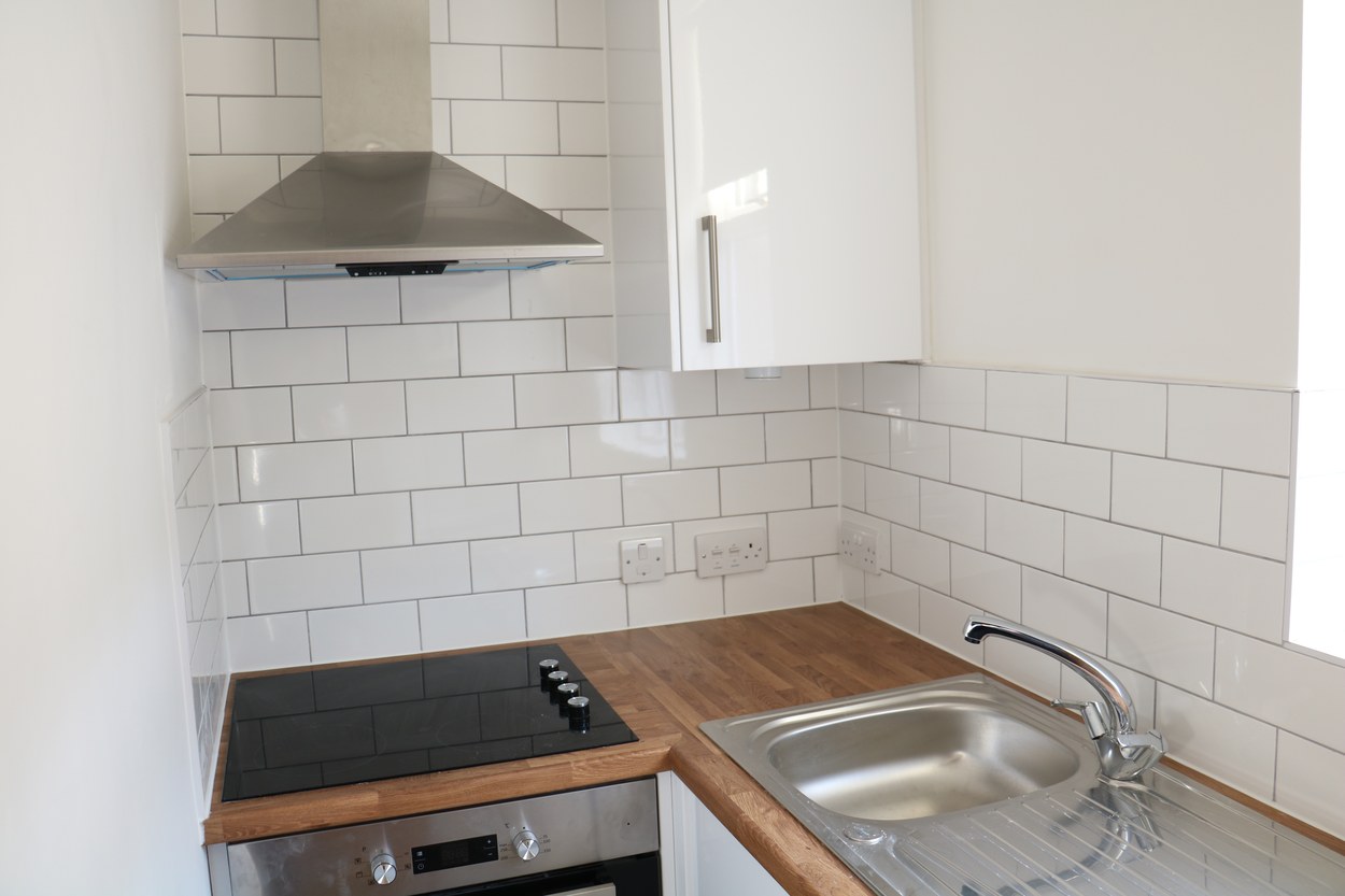 Refurbished kitchen interior